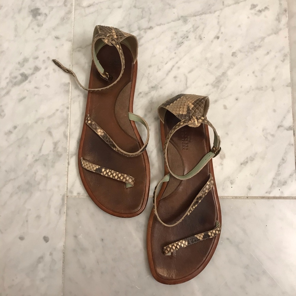 Henry Cuir for Barney’s New York faux snakeskin